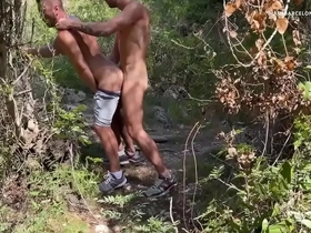 Gay cruising outdoors adventures with hot dennis xl bareback